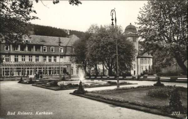 Bad Reinerz Kurhaus Springbrunnen