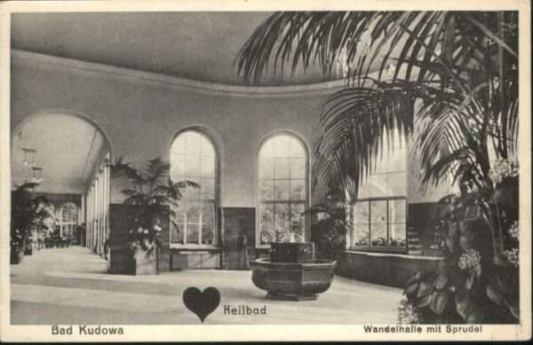 Bad Kudowa Niederschlesien Bad Kudowa Heilbad Wandelhalle Sprudel