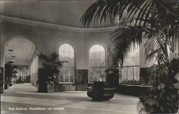 Bad Kudowa Niederschlesien Bad Kudowa Wandelhalle Sprudel