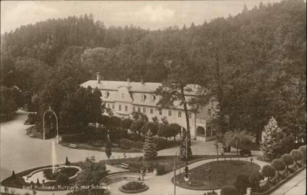 Bad Kudowa Niederschlesien Bad Kudowa Kurpark Schloss Brunnen
