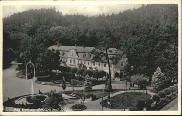 Bad Kudowa Niederschlesien Bad Kudowa Kurpark Schloss Brunnen