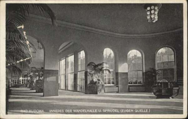 Bad Kudowa Niederschlesien Bad Kudowa Wandelhalle Sprudel