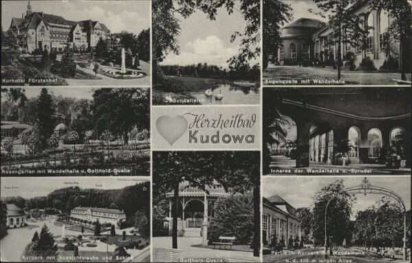Bad Kudowa Niederschlesien Bad Kudowa Hotel Fürstenhof Rosengarten