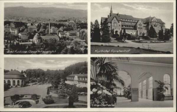 Bad Kudowa Niederschlesien Bad Kudowa Hotel Fürstenhof Kurplatz Wa