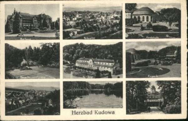 Bad Kudowa Niederschlesien Bad Kudowa Kurhaus Wandelhalle Heuscheu