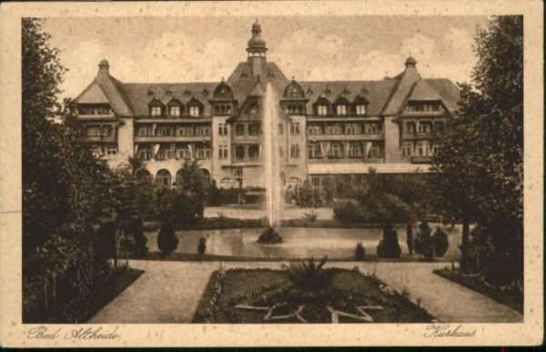 Bad Altheide Kurhaus Springbrunnen