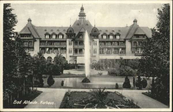 Bad Altheide Kurhaus Springbrunnen
