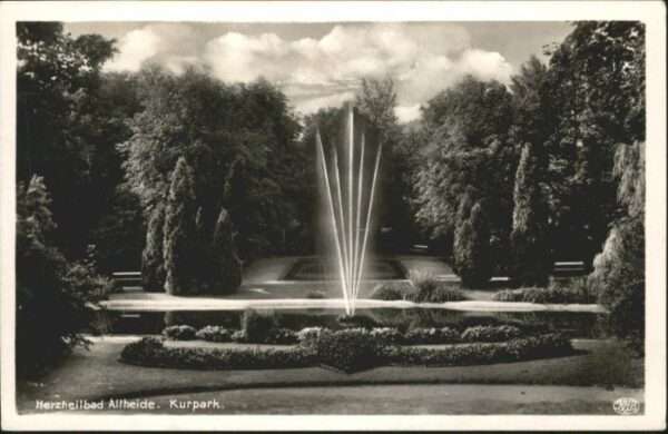 Bad Altheide Kurpark Springbrunnen