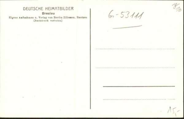 Breslau Niederschlesien Breslau Klösseltor – Bild 2
