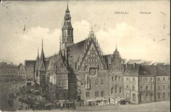 Breslau Niederschlesien Breslau Rathaus