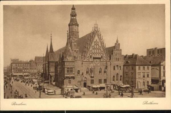 Breslau Niederschlesien Breslau Rathaus