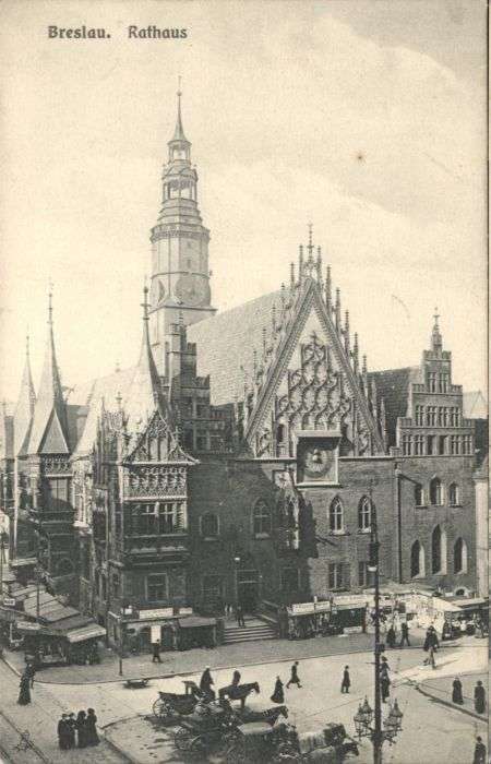 Breslau Niederschlesien Breslau Rathaus