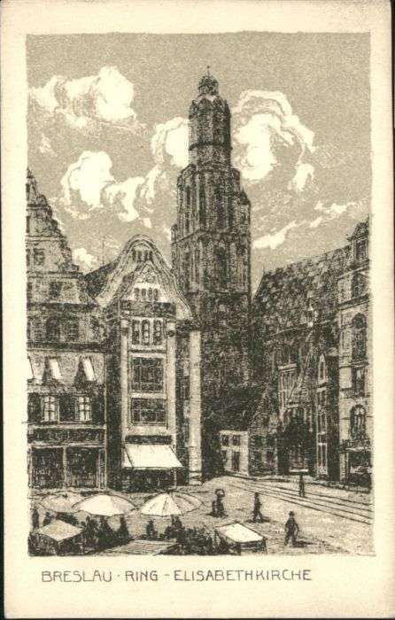 Breslau Niederschlesien Breslau Elisabeth Kirche