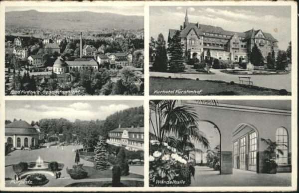 Bad Kudowa Niederschlesien Bad Kudowa Hotel Fürstenhof Kurplatz Wa
