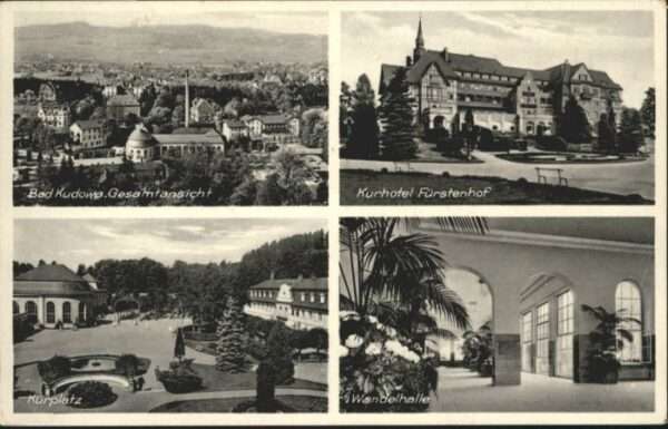 Bad Kudowa Niederschlesien Bad Kudowa Hotel Fürstenhof Kurplatz Wa