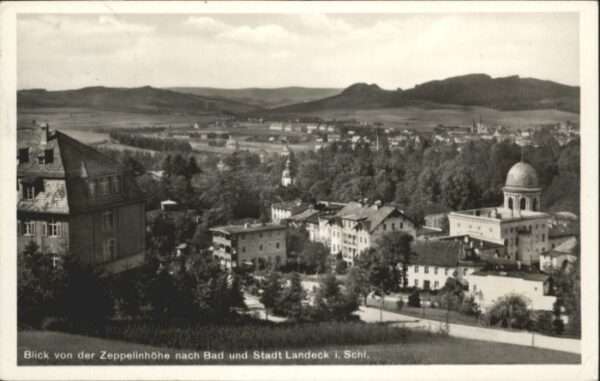 Bad Landeck Blick von der Zeppelinhöhe
