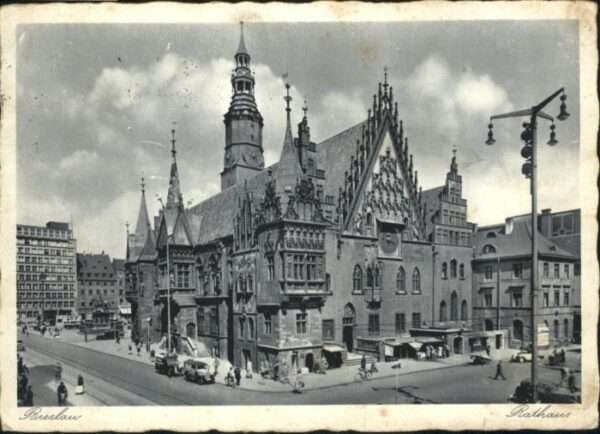 Breslau Niederschlesien Breslau Rathaus