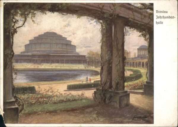 Breslau Niederschlesien Breslau Jahrhunderthalle Deutsches Turn