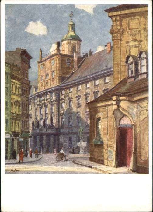 Breslau Niederschlesien Breslau Universität Künstler Fritz Geye