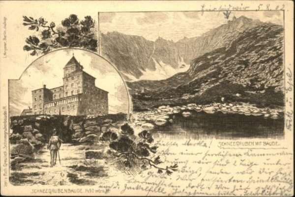 Schneegrubenbaude Litho