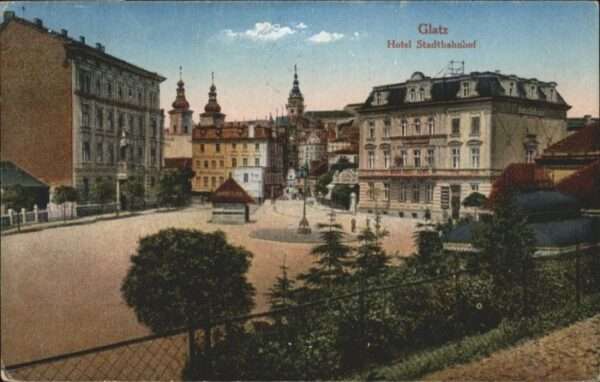 Glatz Niederschlesien Glatz Hotel Stadtbahnhof
