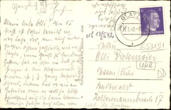 Glatz Niederschlesien Glatz Rossmarkt Uhr – Bild 2