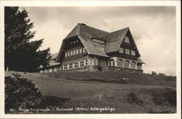 Hindenburgbaude Grunwald Adlergebirge