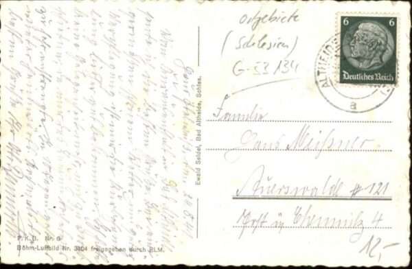 Bad Altheide Fliegeraufnahme Schlesien – Bild 2