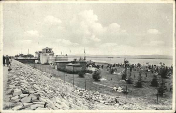 Ottmachau Strand Terrassen Restaurant Badeverwalt