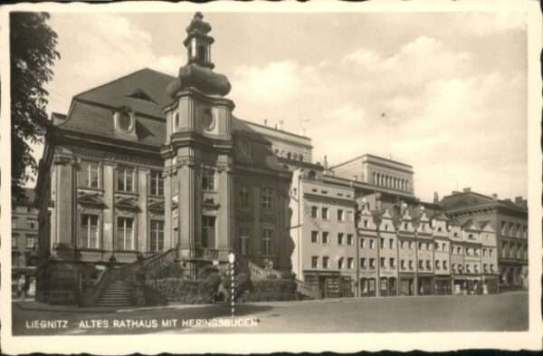 Liegnitz Legnica Liegnitz Rathaus Heringsbuden