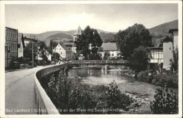Bad Landeck Biele Salvatorkirche Schlesien