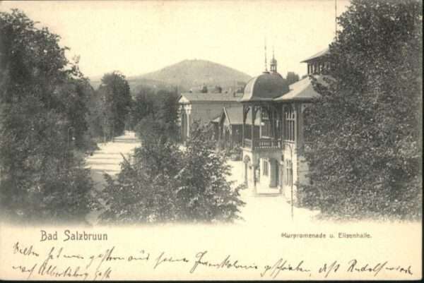 Bad Salzbrunn Szczawno-Zdroj Bad Salzbrunn Kurpromenade Elisenhalle