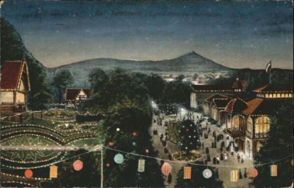 Bad Salzbrunn Szczawno-Zdroj Bad Salzbrunn Illumination Kuranlage