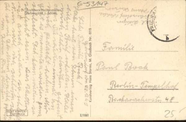 Goerbersdorf Schlesien Görbersdorf Villa Rosa – Bild 2