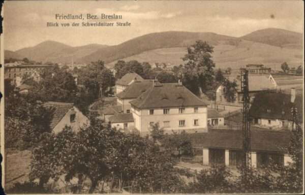 Friedland Breslau Blick von der Schweidnitzer Strasse