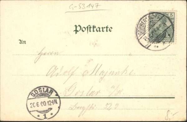 Goerbersdorf Schlesien Görbersdorf Litho Dr. Brehmer's Heilans – Bild 2