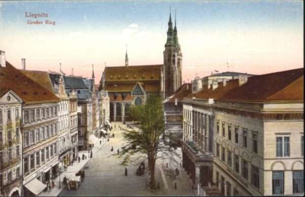 Liegnitz Legnica Liegnitz Grosser Ring Cafe Hauptwache