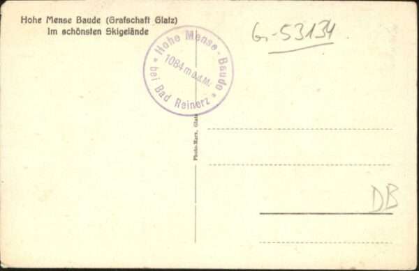 Hohe Mense Baude Skifahrer – Bild 2