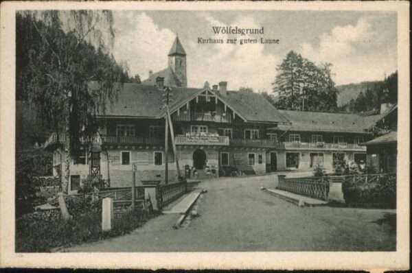 Woelfelsgrund Glatz Wölfelsgrund Kurhaus zur guten Laune
