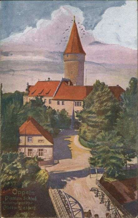 Oppeln Oberschlesien Opole Oppeln Piastenschloss