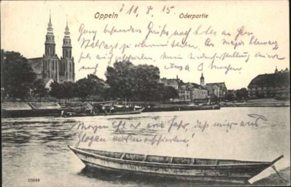Oppeln Oberschlesien Opole Oppeln Oder Boot