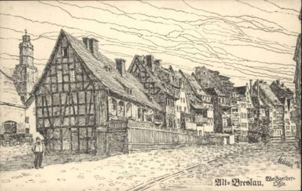 Breslau Niederschlesien Breslau Weissgerber-Ohle Künstler Mülle