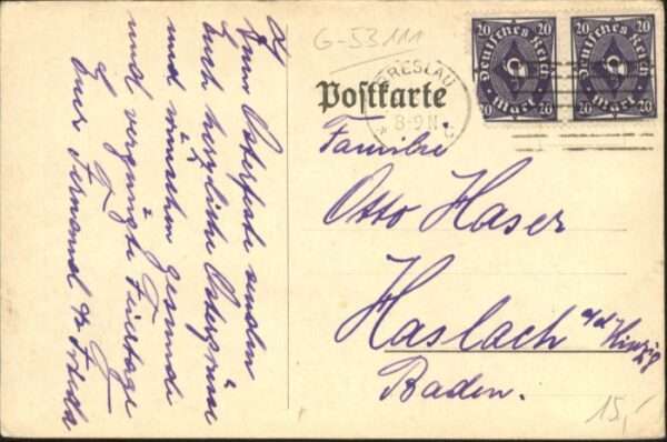 Breslau Niederschlesien Breslau Ring Elisabethkirche Künstler L – Bild 2