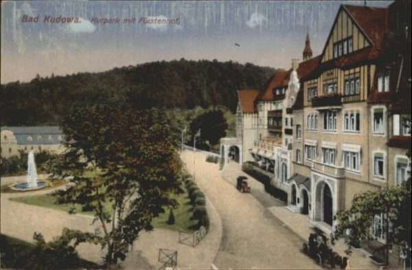 Bad Kudowa Niederschlesien Bad Kudowa Kurpark Fürstenhof