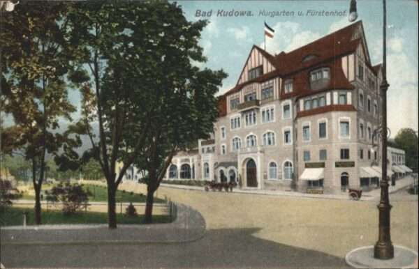 Bad Kudowa Niederschlesien Bad Kudowa Kurgarten Fürstenhof
