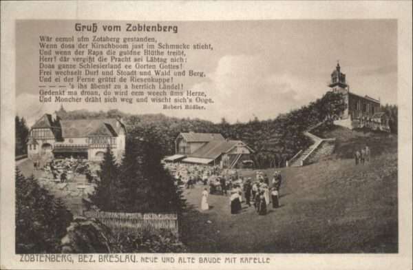 Zobtenberg Neue Baude Alte Baude Kapelle Gedicht R