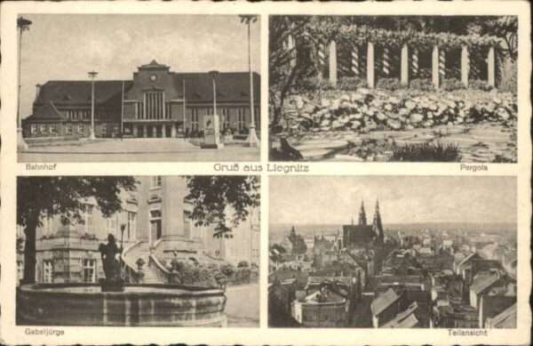 Liegnitz Legnica Liegnitz Bahnhof Pergola Gabeljürge