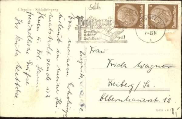 Liegnitz Legnica Liegnitz Schlosseingang – Bild 2