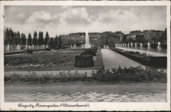 Liegnitz Legnica Liegnitz Rosengarten Wasserkunst
