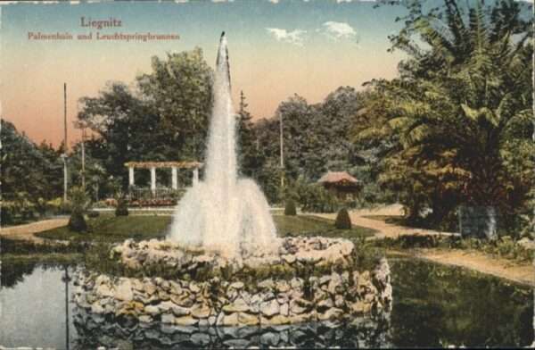 Liegnitz Legnica Liegnitz Palmenhain Leuchtspringbrunnen